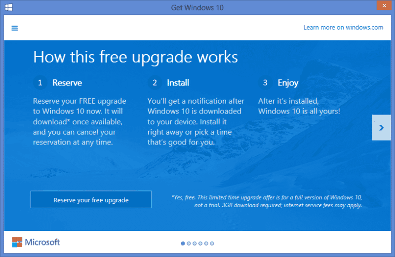 Windows 10 Upgrades