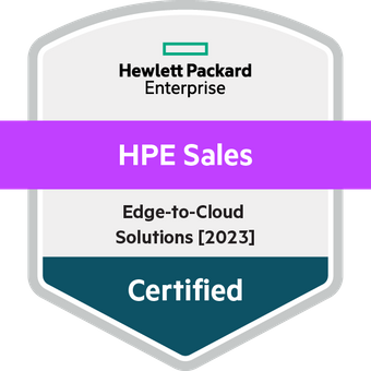 Hpe Sales Certified Edge To Cloud Solutions
