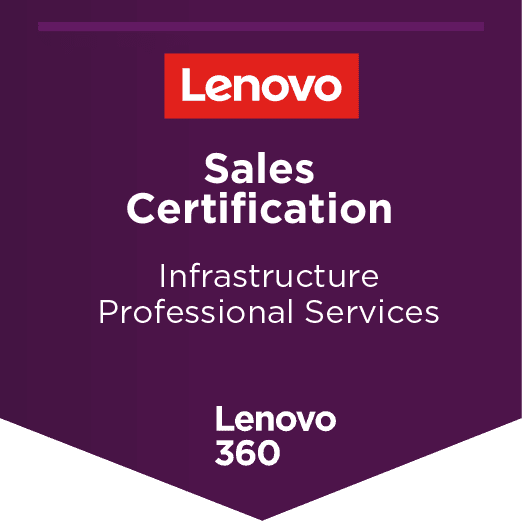 Lenovo Infrastructure Professional Services Sales Certification