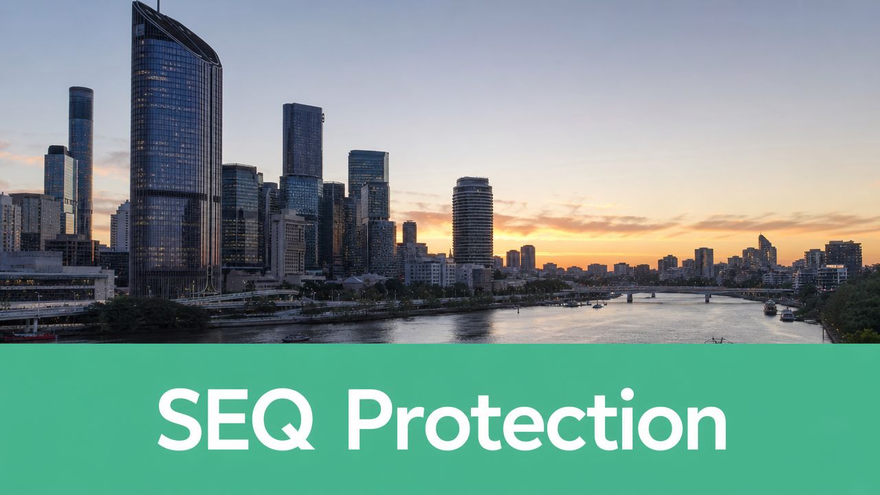 Brisbane Smes: Managed Detection Response Guide 2026 3 A Scenic Sunset View Over The Brisbane Skyline With Modern Skyscrapers Reflecting Light Over The River.