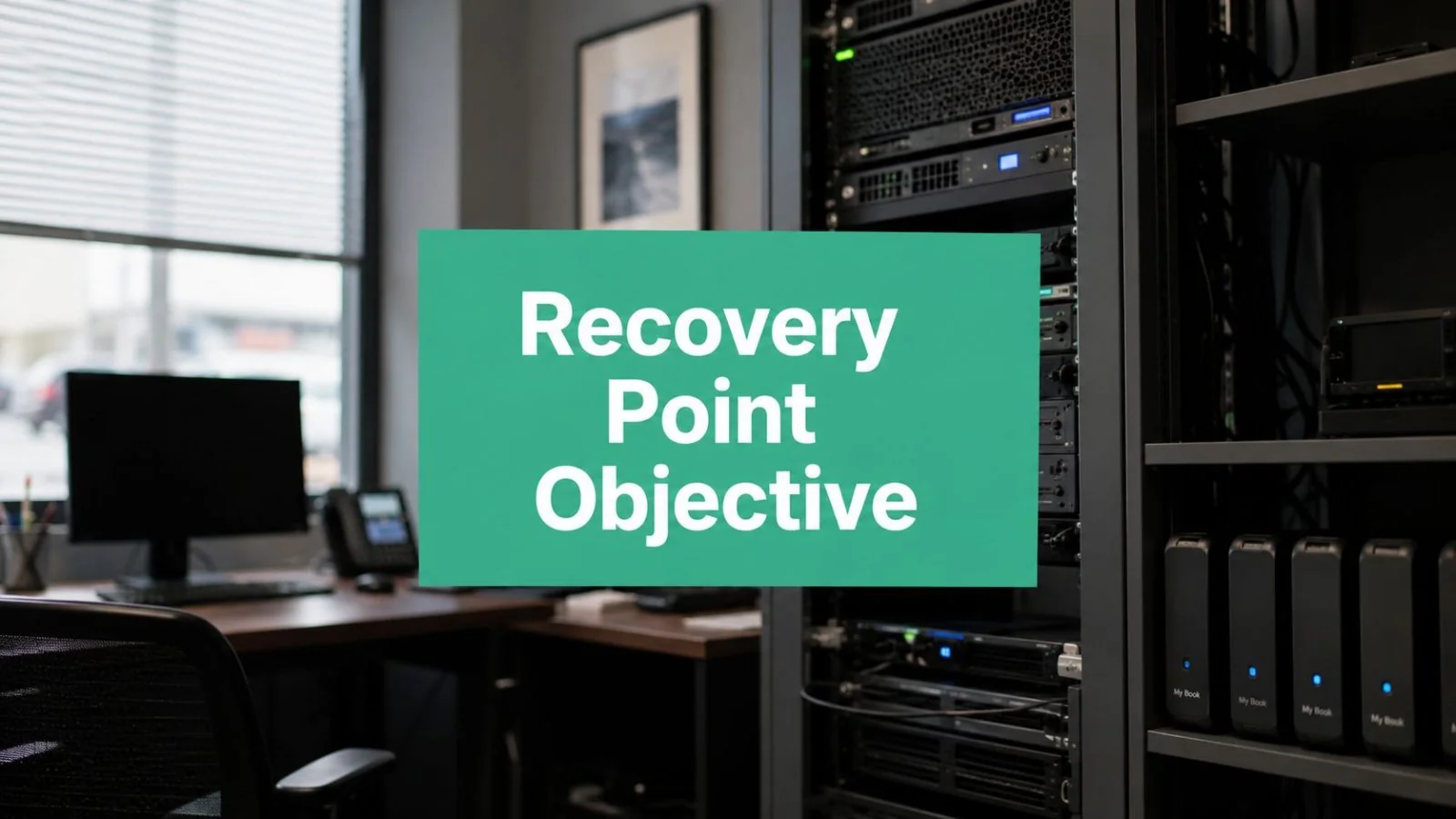 Set Your Recovery Point Objective: Protect Your Business 1 Recovery Point Objective Server Room