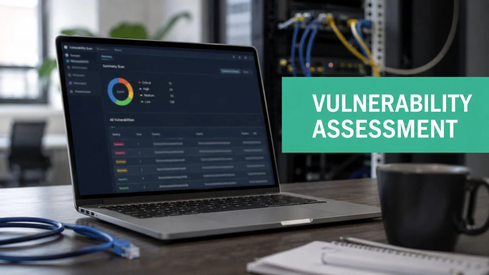 Vulnerability Assessment Service A Brisbane Business Guide 1 Vulnerability Assessment Service Laptop Dashboard