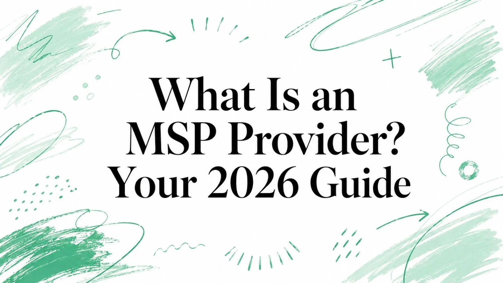 What Is An Msp Provider? Your 2026 Guide 1 What Is An Msp Provider Guide Cover