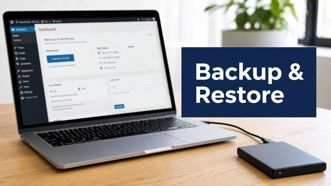Wordpress Backup And Restore: A 2026 Guide For Businesses 1 Wordpress Backup And Restore External Drive