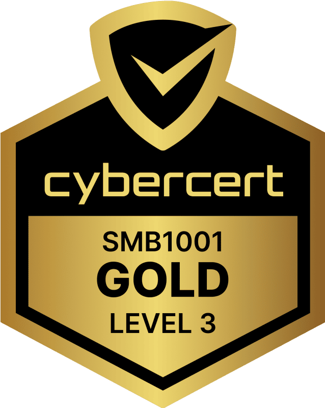 Gold (Smb1001:2026 Level 3) Certificate Is Issued To The Trustee For Wrc Family Trust (Organization) By Cybercert